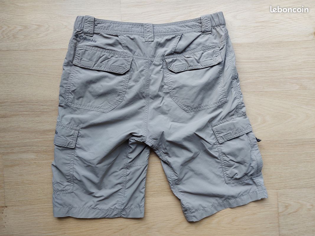 Short large délavé Bleu Saison 1865 - Homme Short large délavé Bleu Saison 1865 - Homme