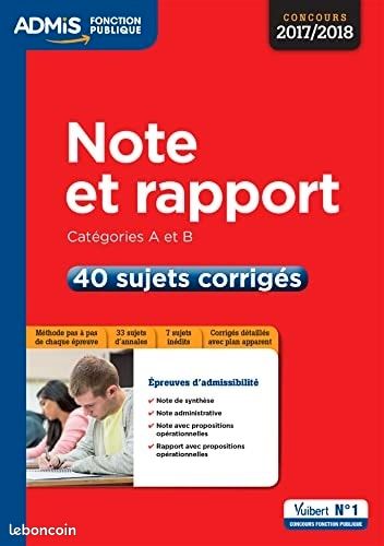Note et rapport (image 1)