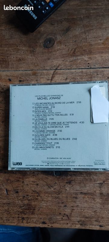 Michel Jonasz le plus belles chansons CD (image 2)