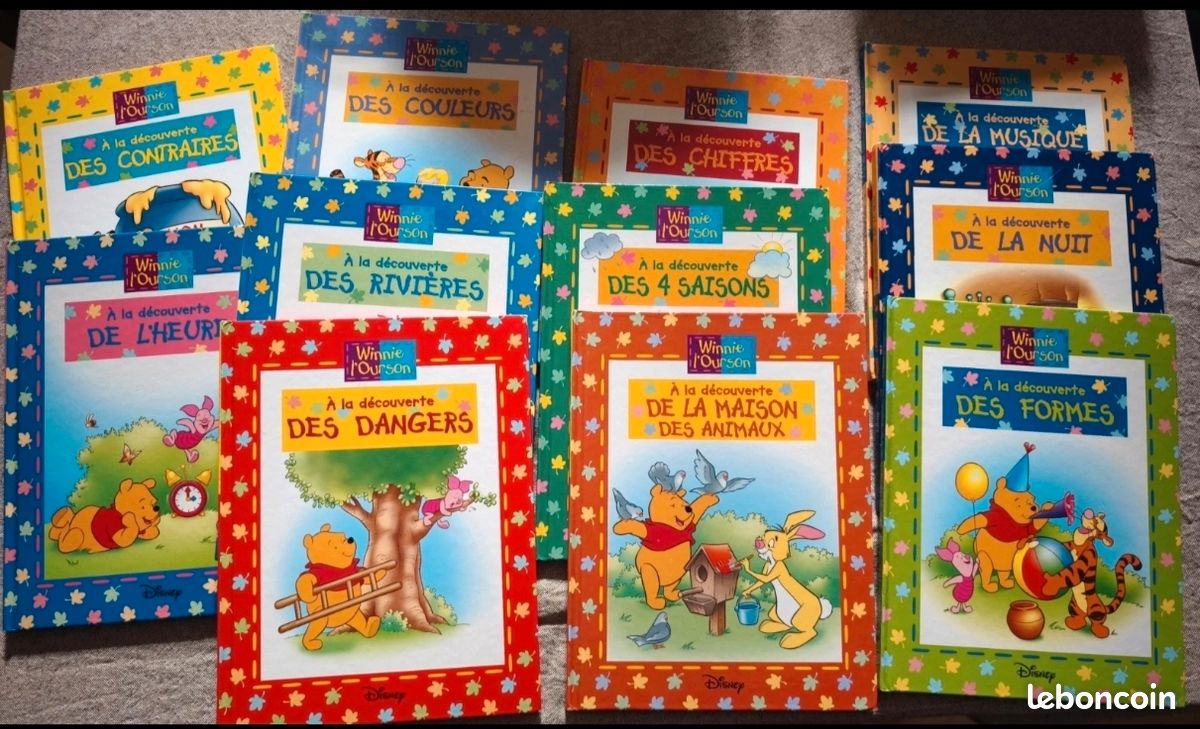 11 livres a la découverte avec Winnie l'ourson (image 1)