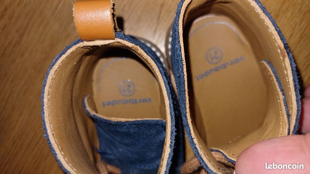 Bottines demi saison garcon t21 (image 2)