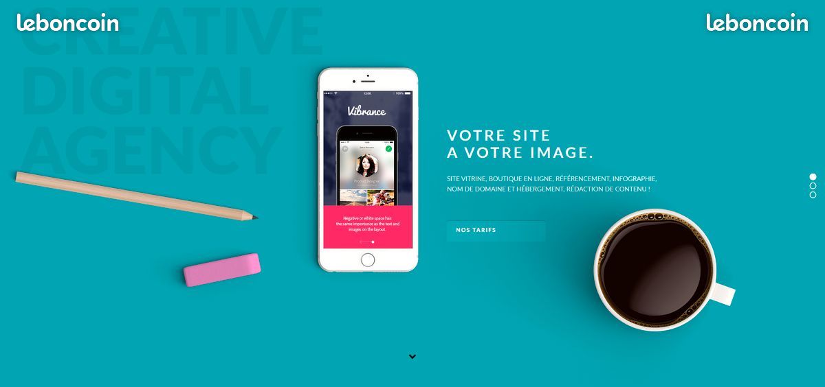 Site Web Pro Haut de gamme à partir de 500 euros (image 1)