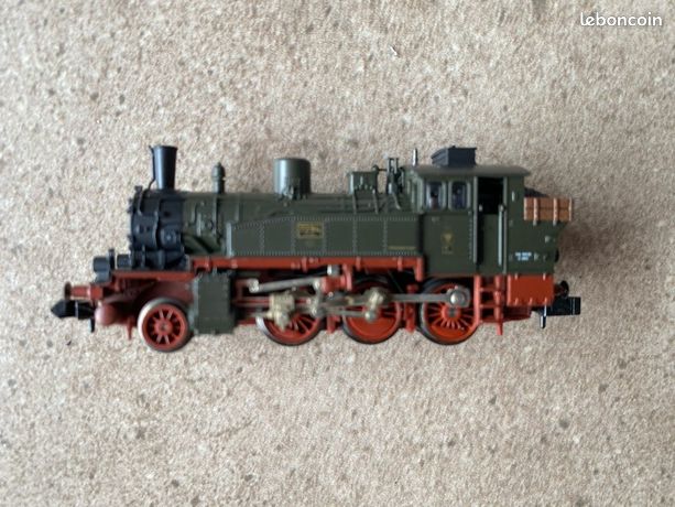 Locomotive à Vapeur Fleischmann N 7822 – T9, échelle N (1:160), Analogique, état Top