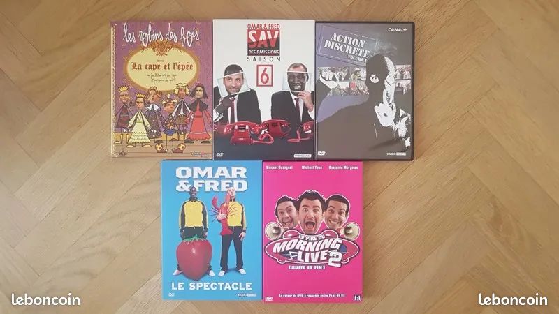 Lot de dvd humour (x5) (image 1)