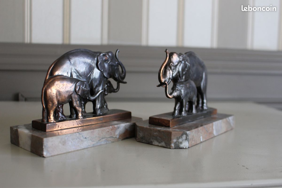 Serres livres éléphants régule et marbre (image 3)