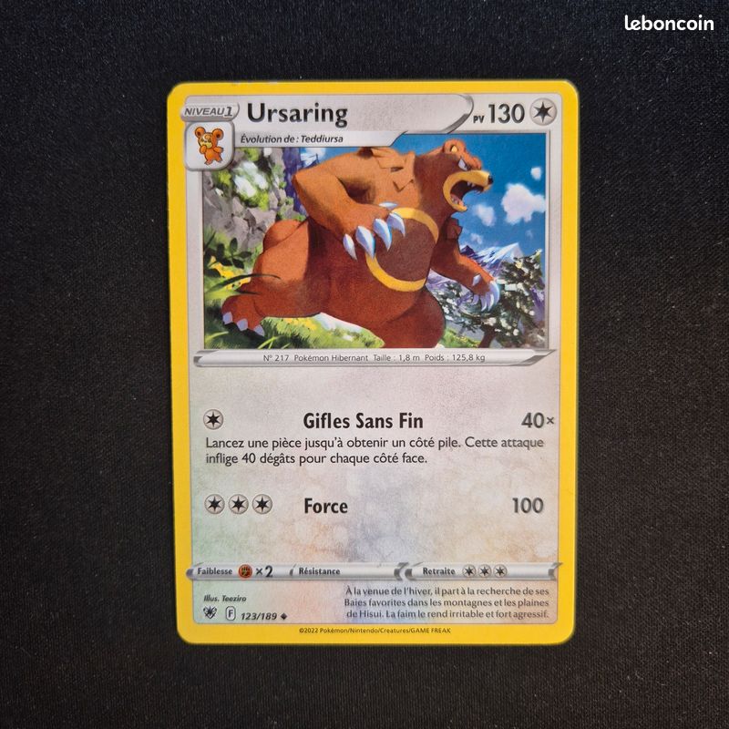 ursaring pokemon card price Pokemon Card Ursaring Lv.42 No.217 Holo Old Back Nintendo NM Japanese main image 1