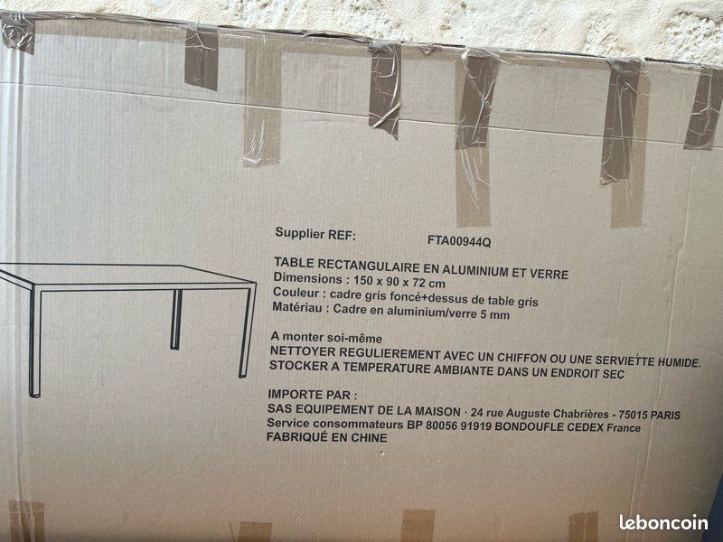 Table aluminium (image 2)