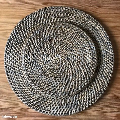Dessous d'assiette en rotin 32 cm