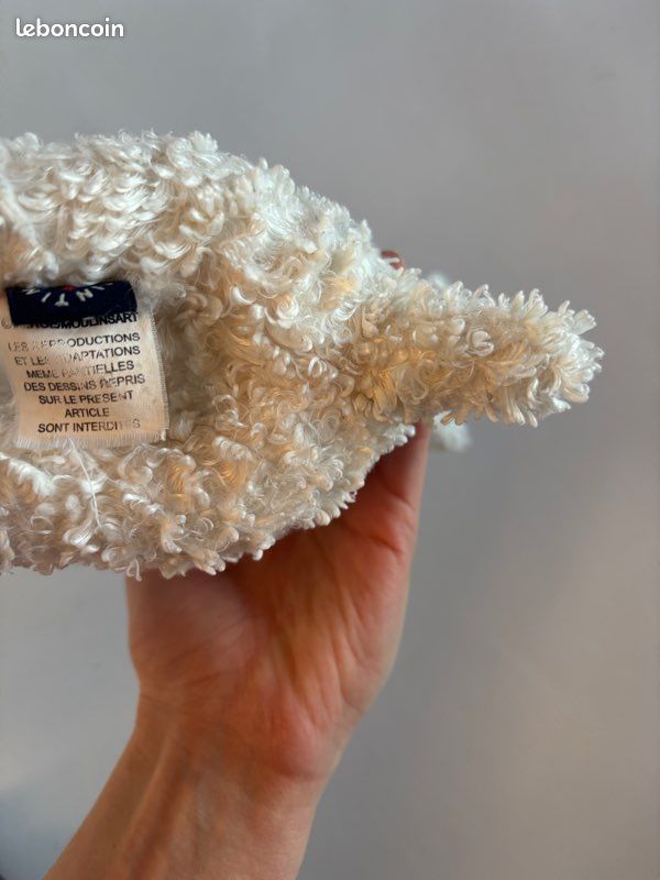 Peluche Milou vintage (image 8)