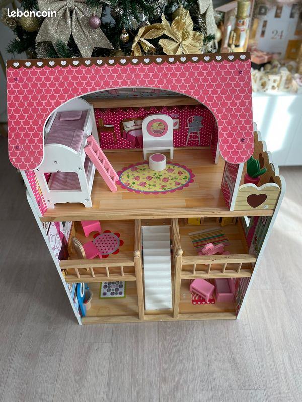 Maison poupée en bois (image 2)