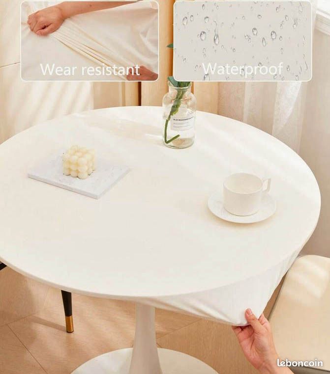 Nappe ronde élastique 100cm (image 9)