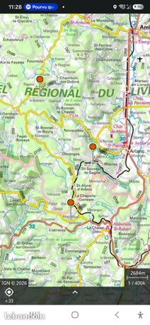 5340m2 bois pre NC saint germain l herm 63630 ( 3 parcelles)