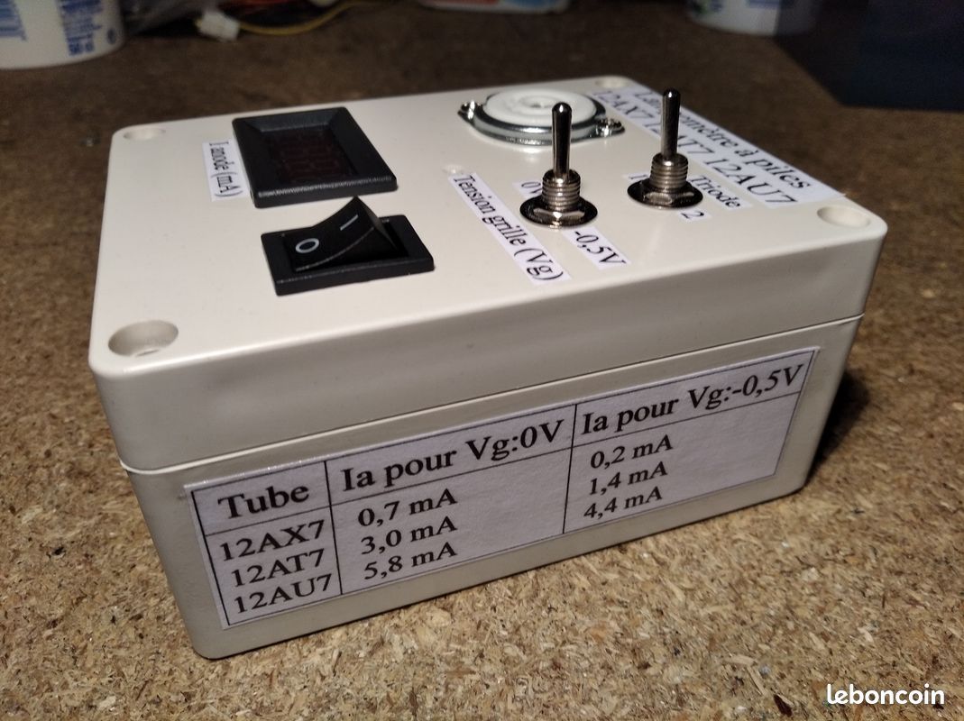 MINI-LAMPEMÈTRE À PILES 12AU7 12AT7 12AX7 ECC81 ECC82 ECC83, tube tester EUR 99,00 - FR MINI-LAMPEMÈTRE À PILES 12AU7 12AT7 12AX7 ECC81 ECC82 ECC83, tube tester EUR 99,00 - FR