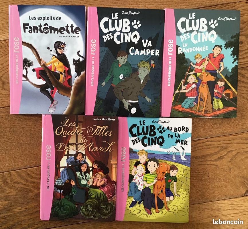 6 livres de la bibliothèque rose Très Bon Etat (image 1)