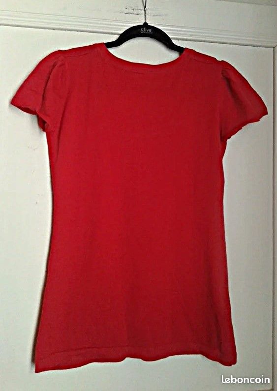 Pull&Bear - Débardeur à encolure ronde - Rouge
