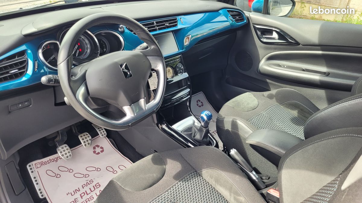 DS3 Cabriolet 1.2 Puretech 110ch SO CHIC - Gtie 12 mois (image 3)