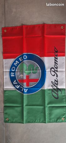 Drapeau de course pour Alfa Romeo Alfa 75 Turbo Evoluzione