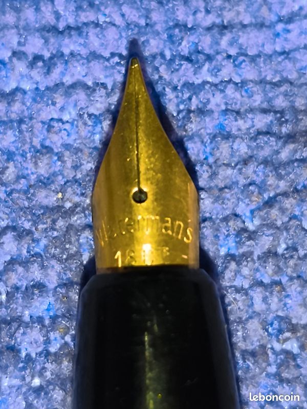 Stylo Plume Vintage En Or - Marque "Warranted" - Occasion Porté