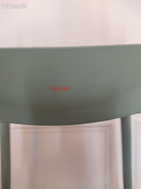 Tabourets Kartell MASTERS STOOL verts sauge (image 3)