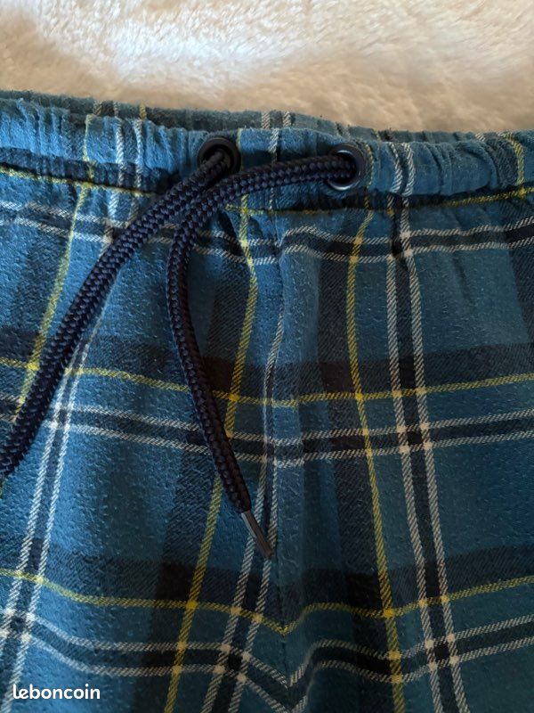 Bas de pyjama 6 ans bleu (image 3)