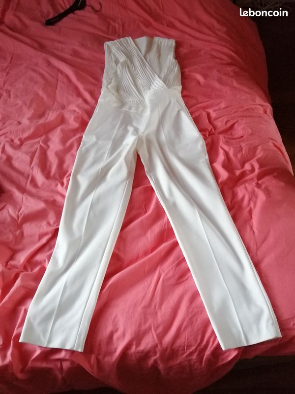 Combinaison blanche mariage (image 3)