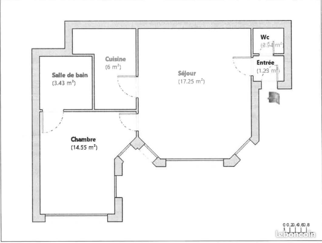 Appartement 2 pièces 43 m² (image 2)