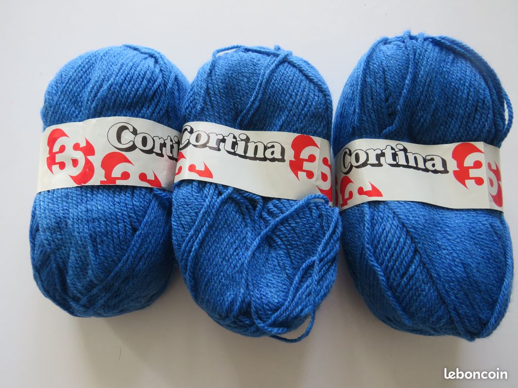 Lot De 3 Pelotes DISTRIFIL Qualité Caraïbe - Laine Neuve Pour Tricot Ou Crochet