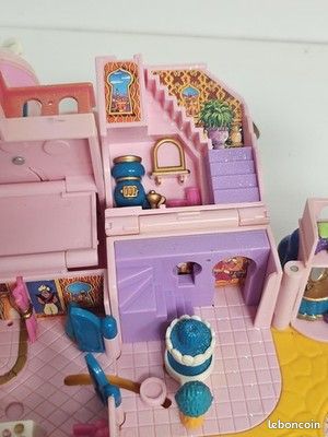 Polly Pocket Bluebird - Palais D'Aladdin + Personnages - Vintage - Bon état