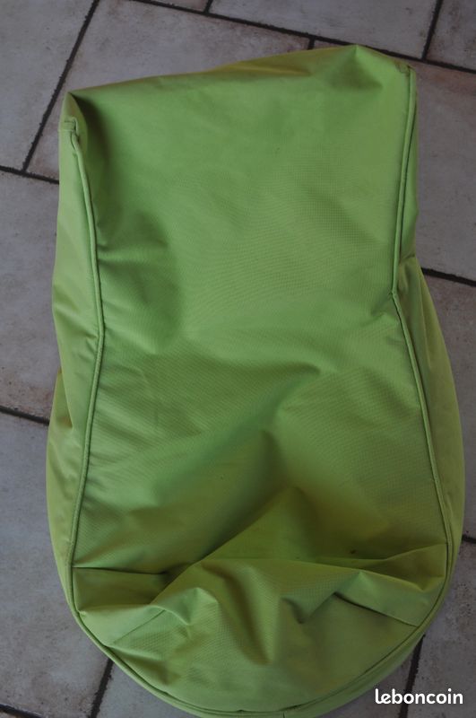 Pouf poire vert, 100 % polyester (image 3)