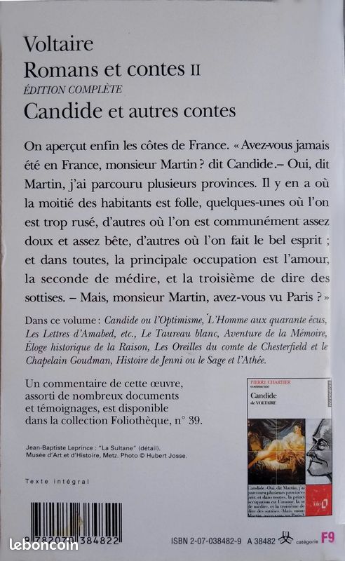 Candide et autres contes de VOLTAIRE (image 2)