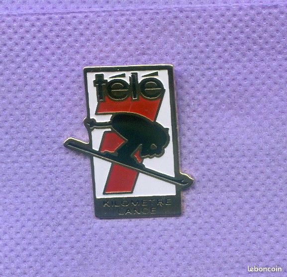 Pin's Rare Olympique - Jeux Albertville 92 - Presse Radio TV SFP (Modèle ~17mm)