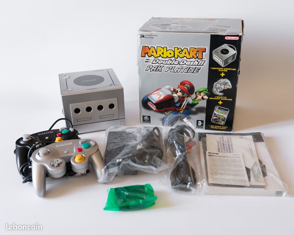 Console Nintendo GameCube - Pak Platine + 3 Jeux (Resident Evil, Zelda) (image 1)