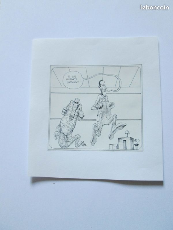 Rare illustration Moebius : Richard Gregor présentations (image 1)