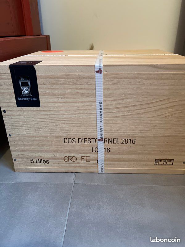 6 bouteilles Cos d’Estournel 2016 (image 1)