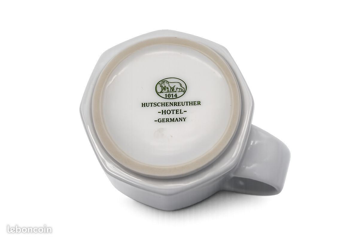 🌸 Pichet Crémier Hutschenreuther Germany Série Hotel H9,5 cm Vintage Porcelaine
