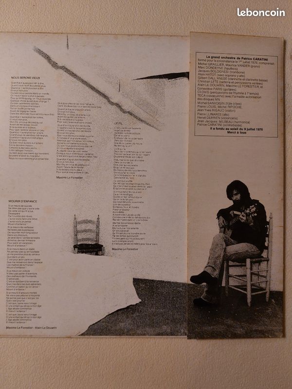 Vinyle Maxime Le Forestier (image 3)