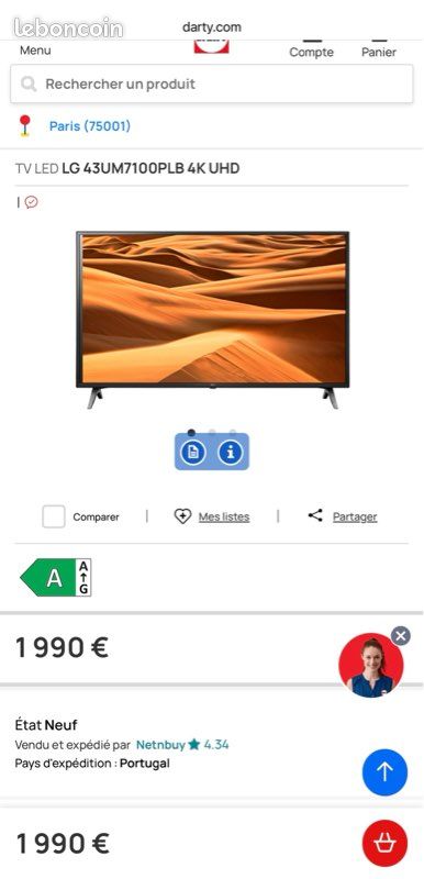 Télévision smart LG (image 6)