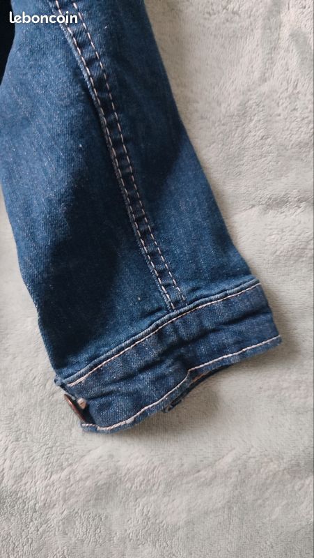 Blouson veste en jean 3 ans sergent major (image 4)