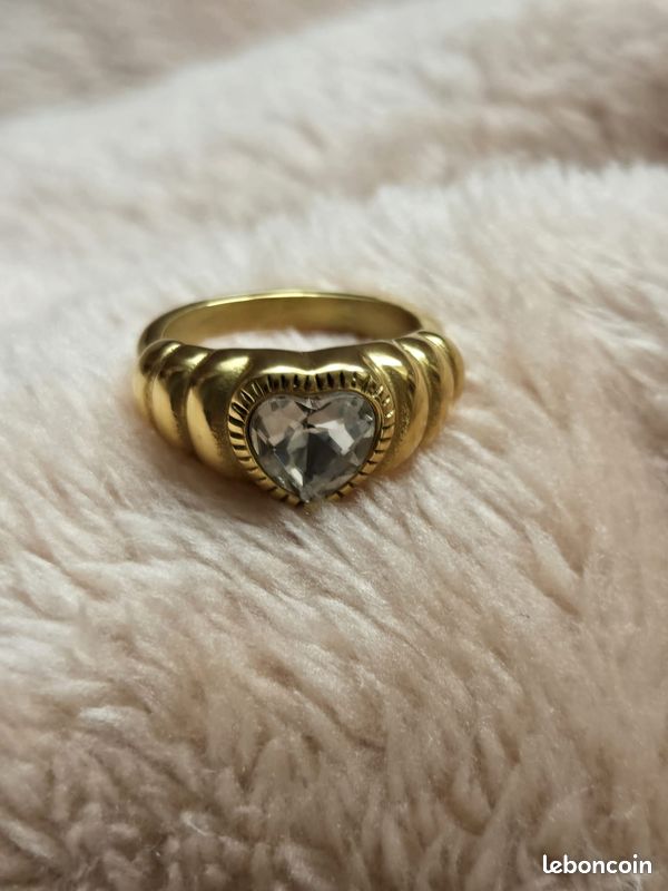 Bague style maximaliste en forme de coeur (image 2)