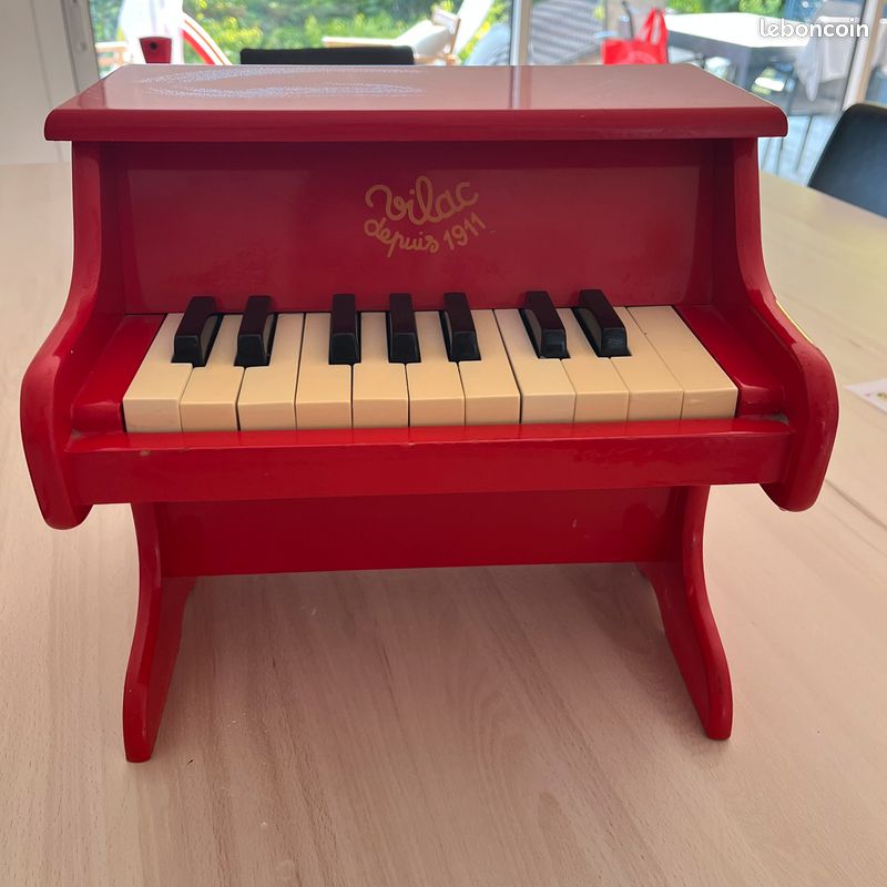 Piano bois 18 touches - instrument de musique enfant - Vilac Piano bois 18 touches - instrument de musique enfant - Vilac
