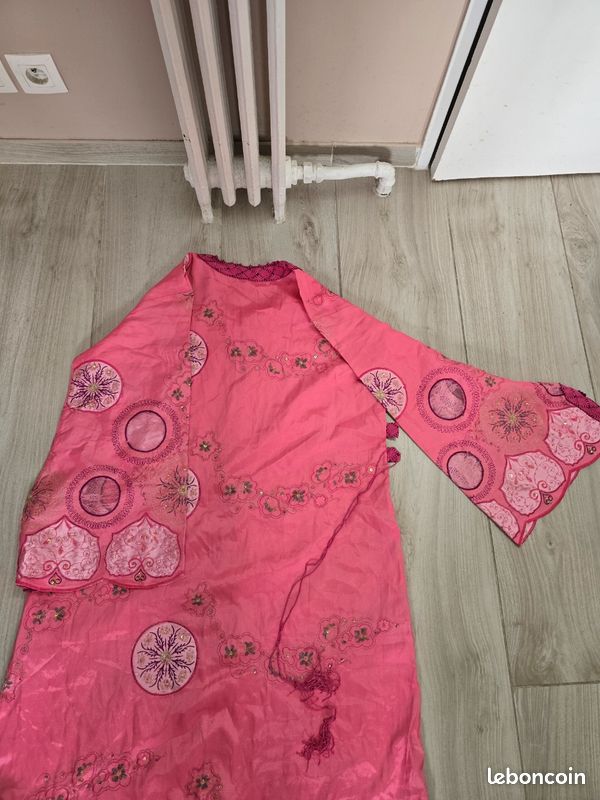 Gandoura rose grande taille selma93 (image 7)