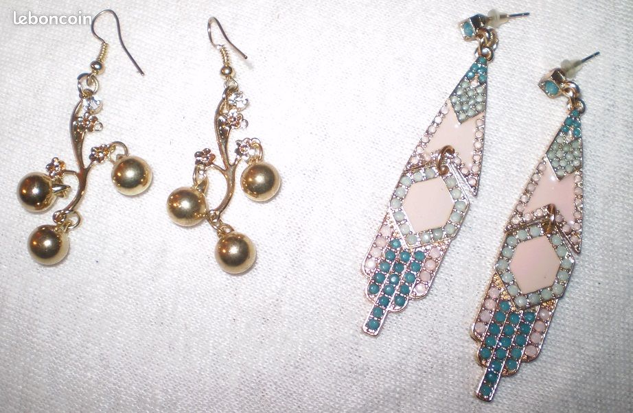 Boucles d'oreille X (image 3)