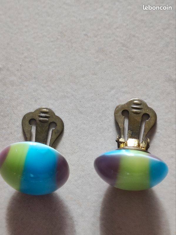 Collier et boucles d'oreilles Vintage (image 7)