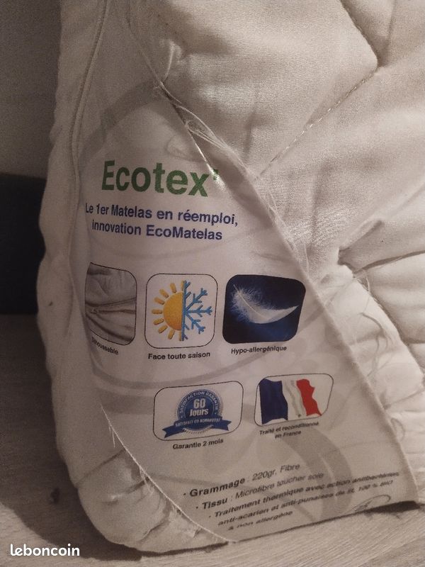 Matelas à ressorts ensachés 160 x 200 cm PARFAIT ÉTAT (image 6)