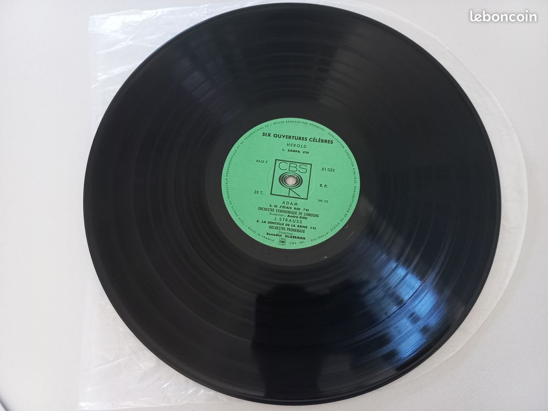 Disque 33T 6 Ouvertures Célèbres SUPPE Classique (image 4)