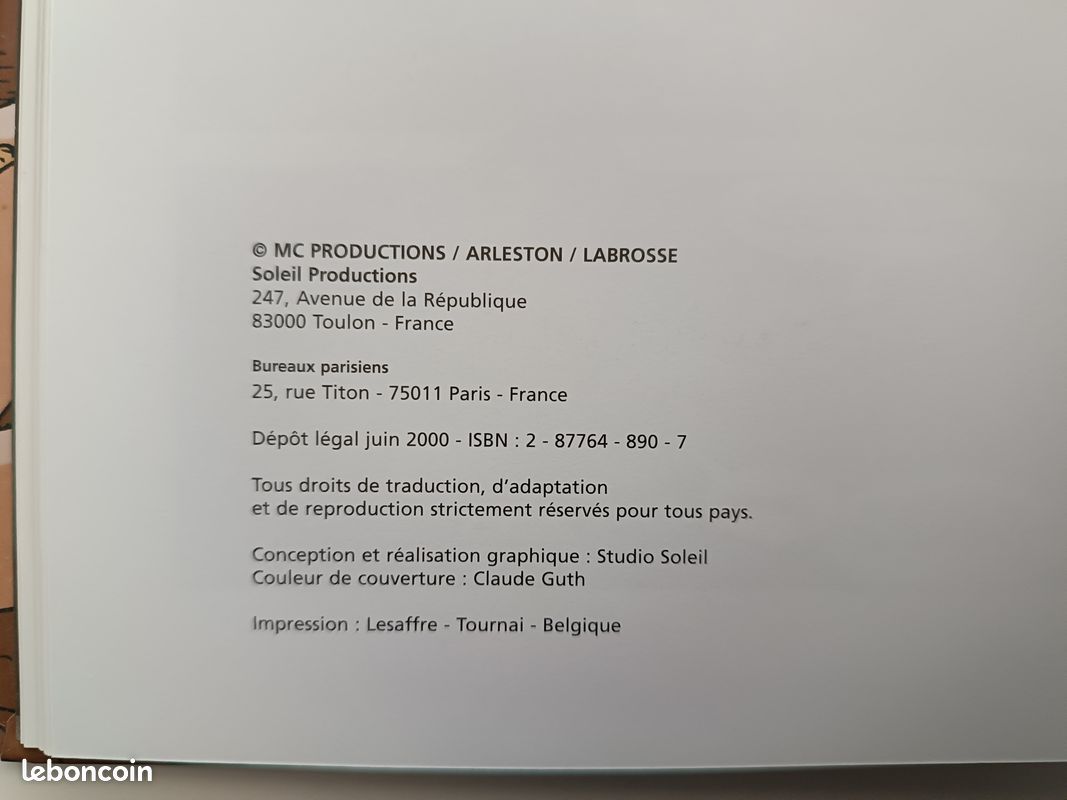 BD Morea 1 le sang des anges par Arleston et Labrosse (image 4)