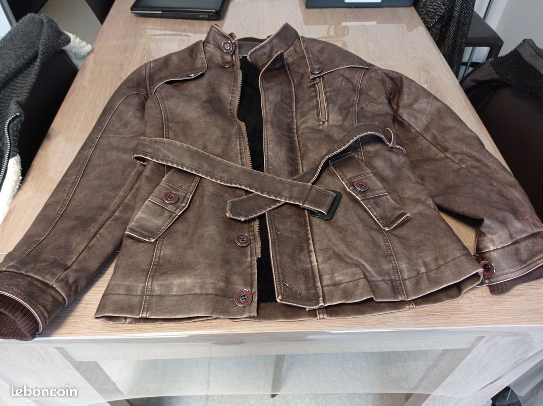 Veste cuir PU (image 1)