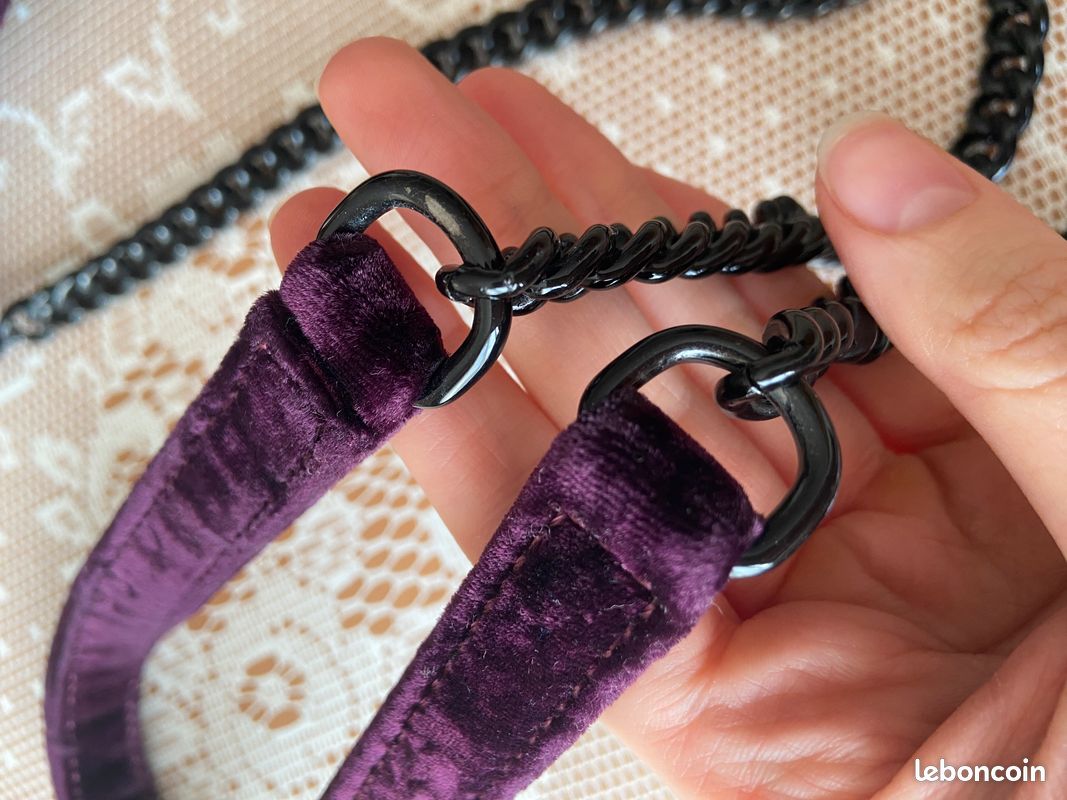 Sac bandoulière Rebecca Minkoff en velours (image 5)