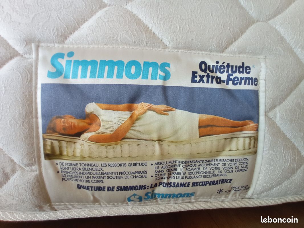 Lit rouleau sommier et matelas à ressorts (image 4)