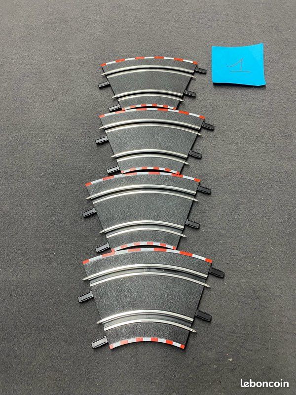 Rail Courbe Virage Pour Circuit De Voiture Carrera GO !!! Échelle 1/43 - Référence 141505-2